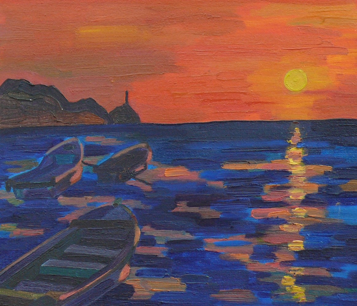 Sonnenuntergang in der Karibik